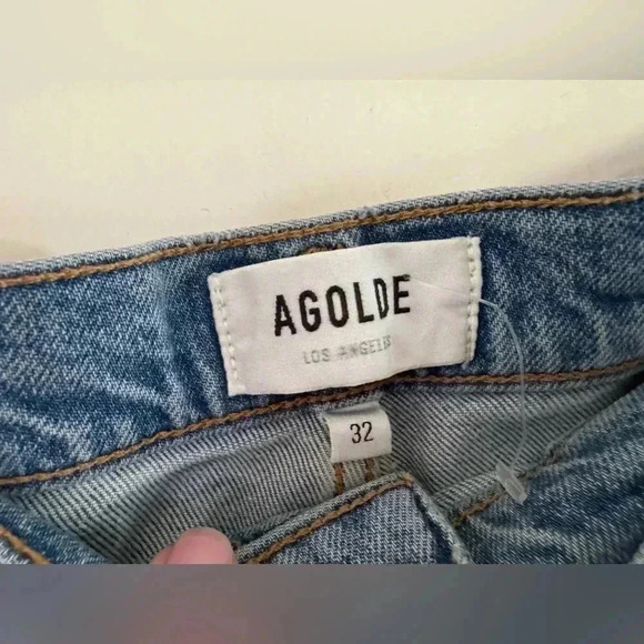 AGOLDE Jeans - Riley High Rise Straight Cut Size 32 - Picture 14 of 16